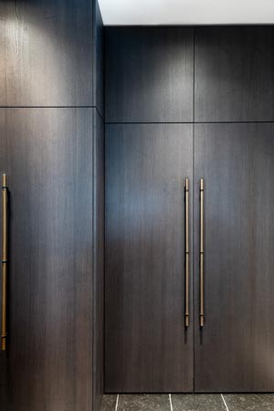 Messing Stangengriff brüniert