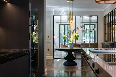 Messing brünierte Griffstangen und Oberflächen