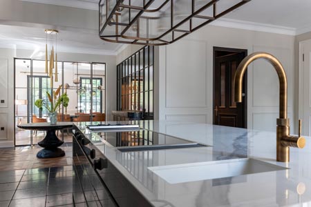 Messing-Leuchte Lampe Messing brüniert