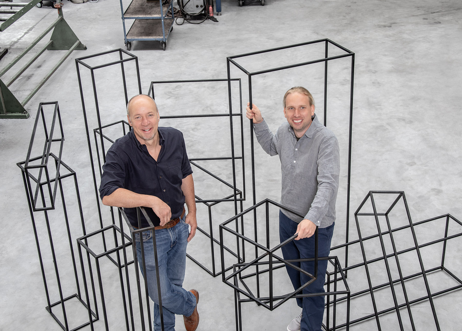 Andreas Schlösser und Florian Odefey